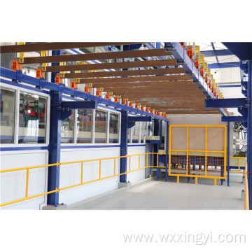 Storage station workpiece store of plating line